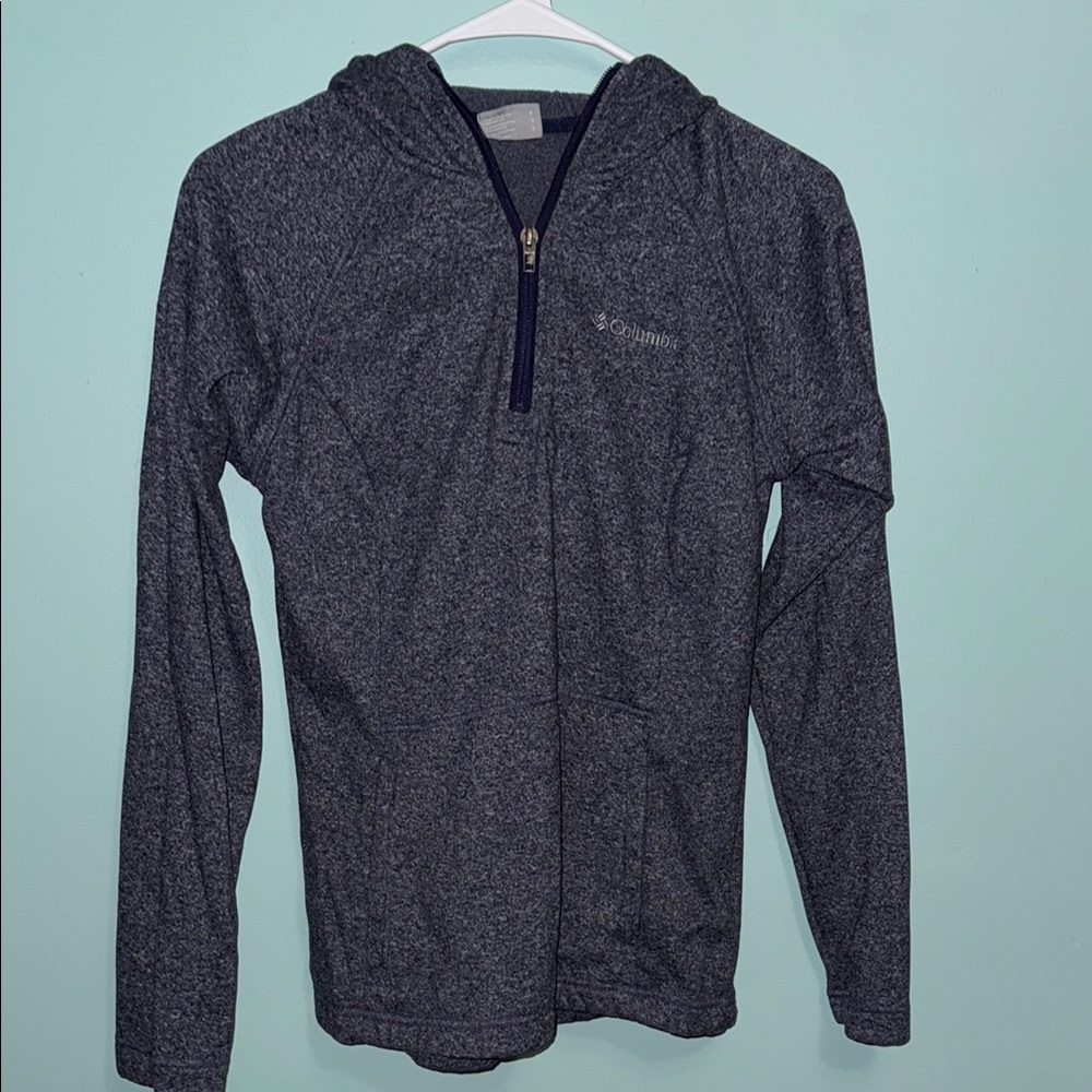 Columbia Purple Quarterzip Hoodie